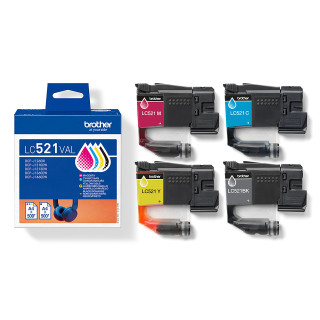 Brother 521 - Pack x 4 jet...