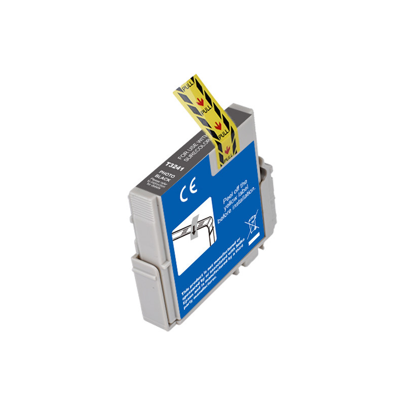 Epson E3241 - cartouche d'encre compatible avec  C13T32414010 - Photo Black