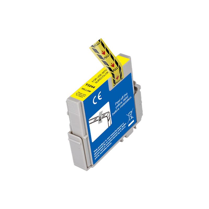 Epson E3244 - cartouche d'encre compatible avec  C13T32444010 - Yellow