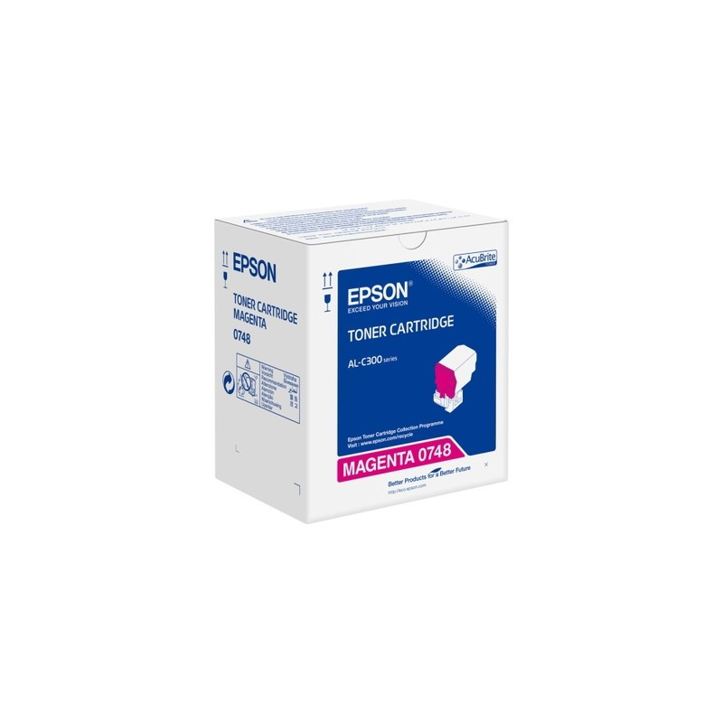 Toner authentique Epson C13S050748 - Magenta