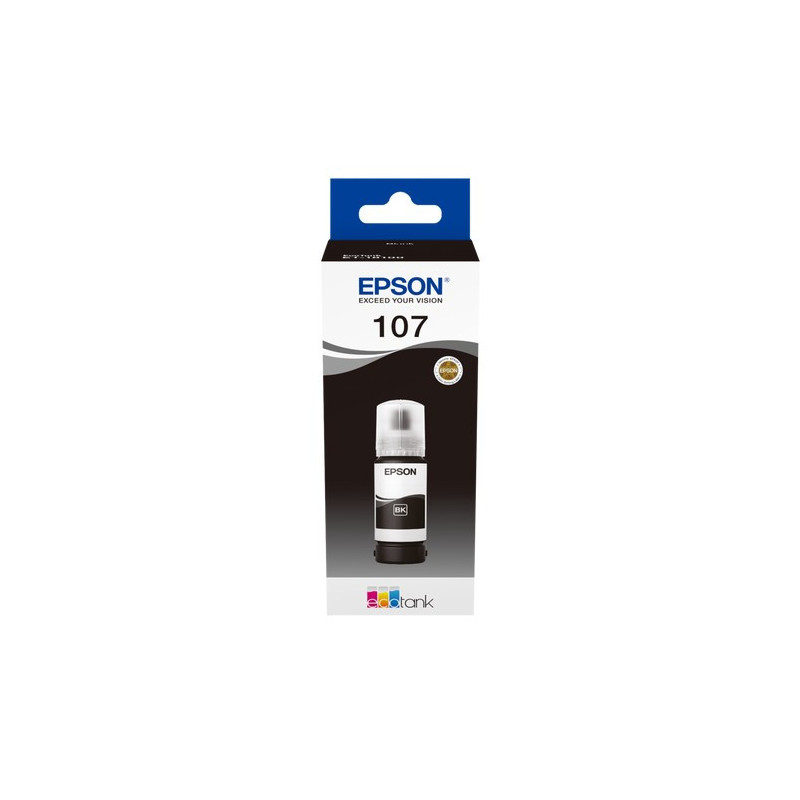 Epson 107 - Recharge d'encre authentique C13T09B140, 107 - Black