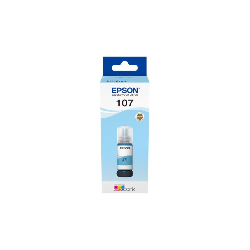 Epson 107 - Recharge d'encre authentique C13T09B540, 107 - Light Cyan