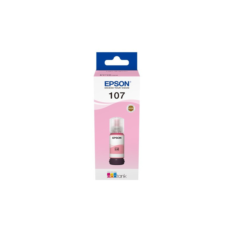 Epson 107 - Recharge d'encre authentique C13T09B640, 107 - Light Magenta