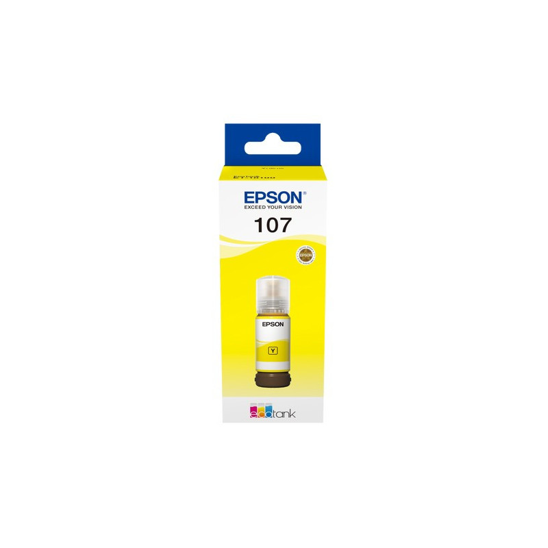 Epson 107 - Recharge d'encre authentique C13T09B440, 107 - Yellow