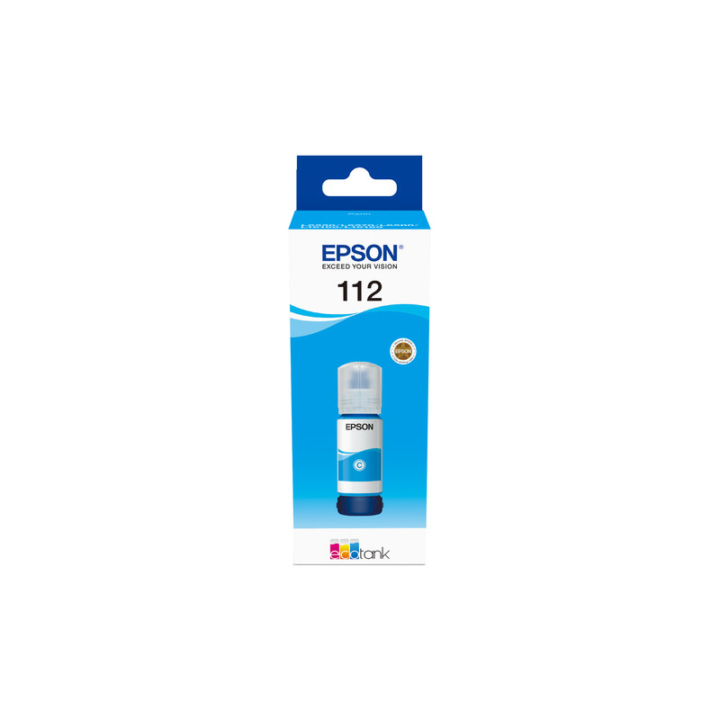 Epson 112 - Recharge d'encre authentique C13T06C24A - Cyan