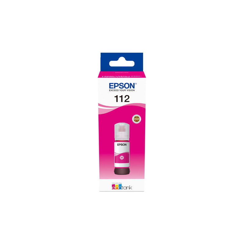 Epson 112 - Recharge d'encre authentique C13T06C34A - Magenta