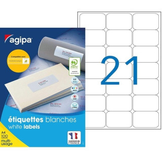 APLI Etiquettes blanches...