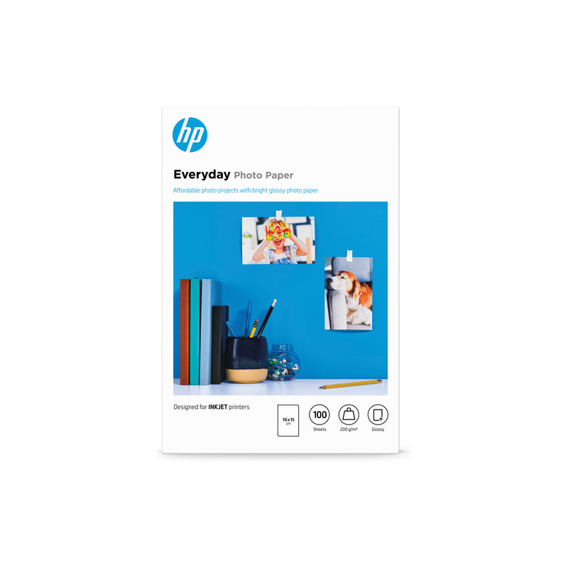Hp - Papier A6 brillant 200g/m2 authentique 100 feuilles - Hp CR757A