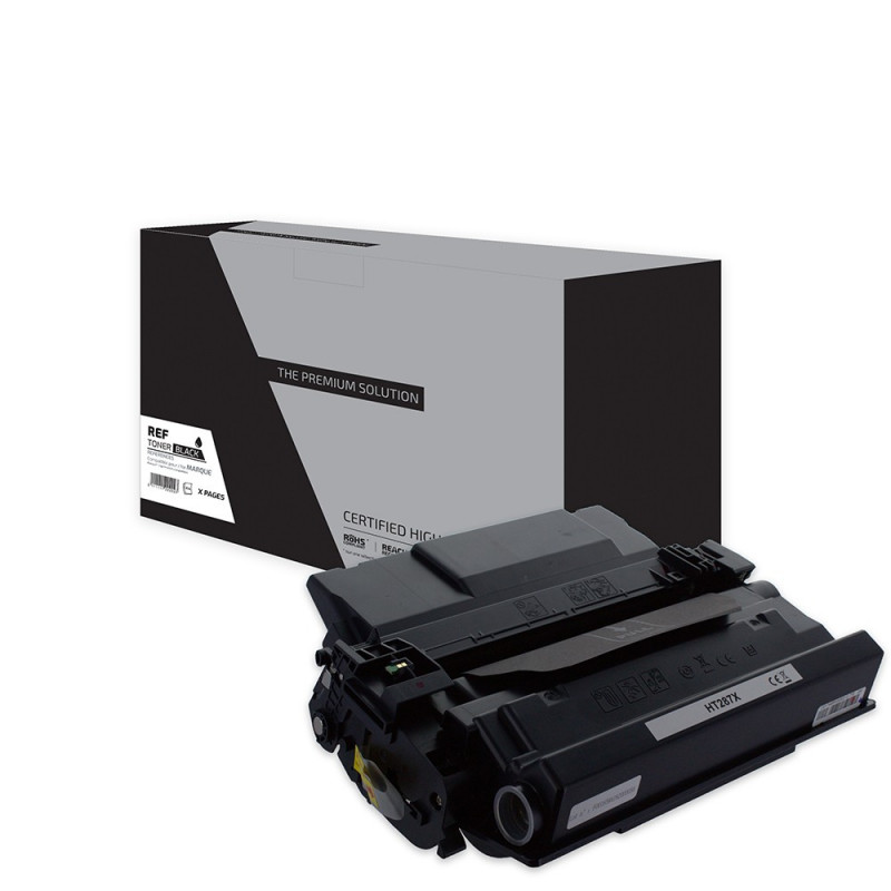 TPS HT287X - Toner compatible avec CF287X, 87X - Noir