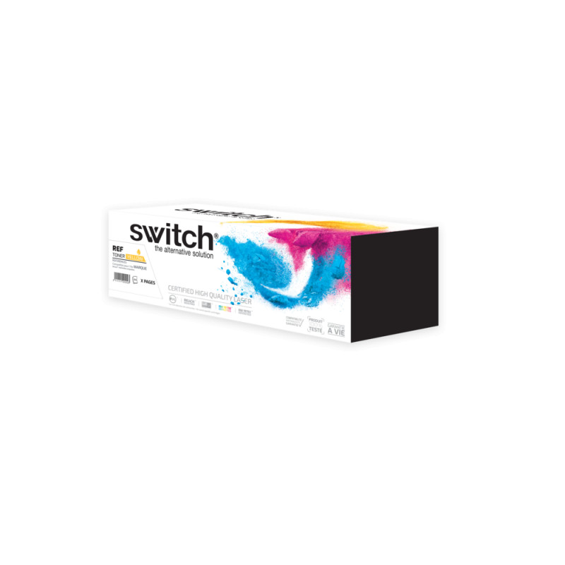 SWITCH Toner compatible avec C13S050611, C13S050669 - Jaune