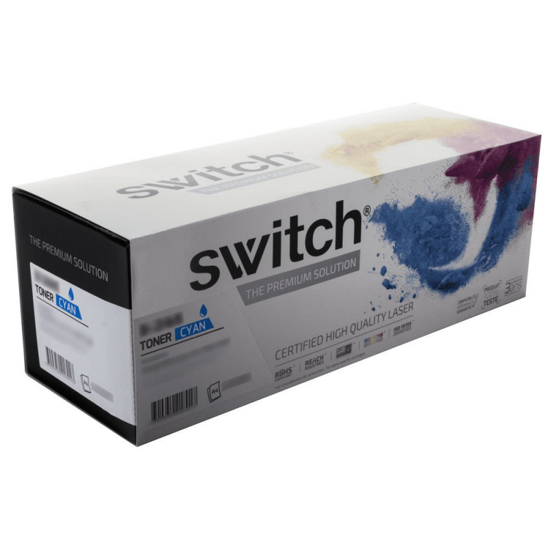 SWITCH Toner compatible avec W2031A, 415A - Cyan