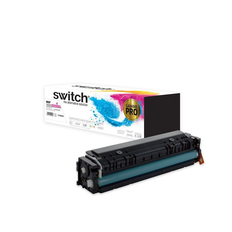 SWITCH Toner 'Gamme PRO' compatible avec CF543A, 203A - Magenta