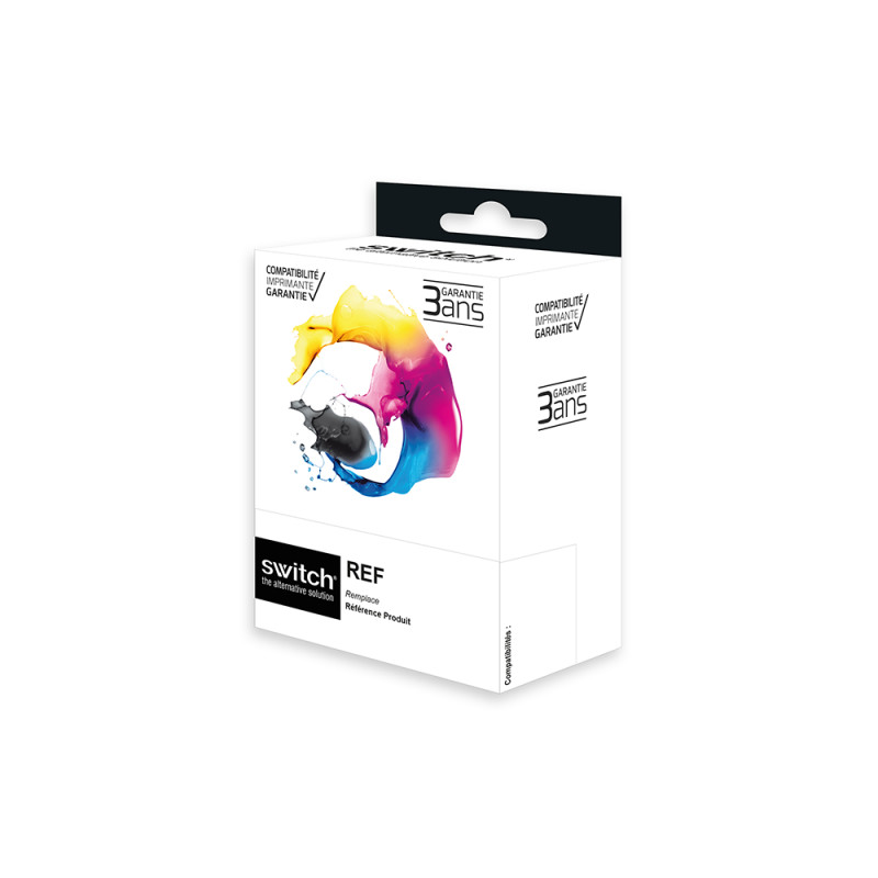 Brother 422XL - SWITCH Pack x 4 jet d'encre compatible avec LC422XLVAL - Black Cyan Magenta Yellow