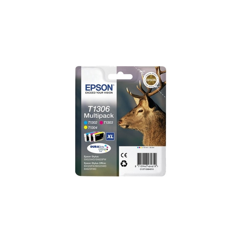 Epson E1301 Cartouche compatible avec C13T13014012 - Noir