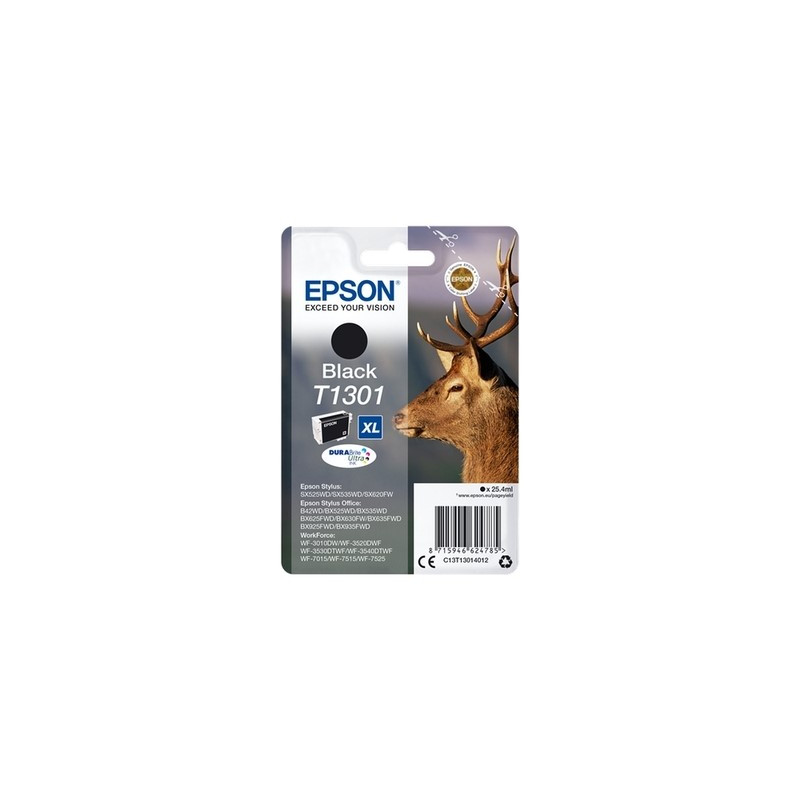 Epson E1301 Cartouche originale C13T130140 - Noir