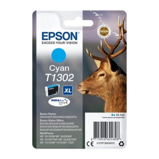 Epson E1302 Cartouche compatible avec C13T13024012 - Cyan