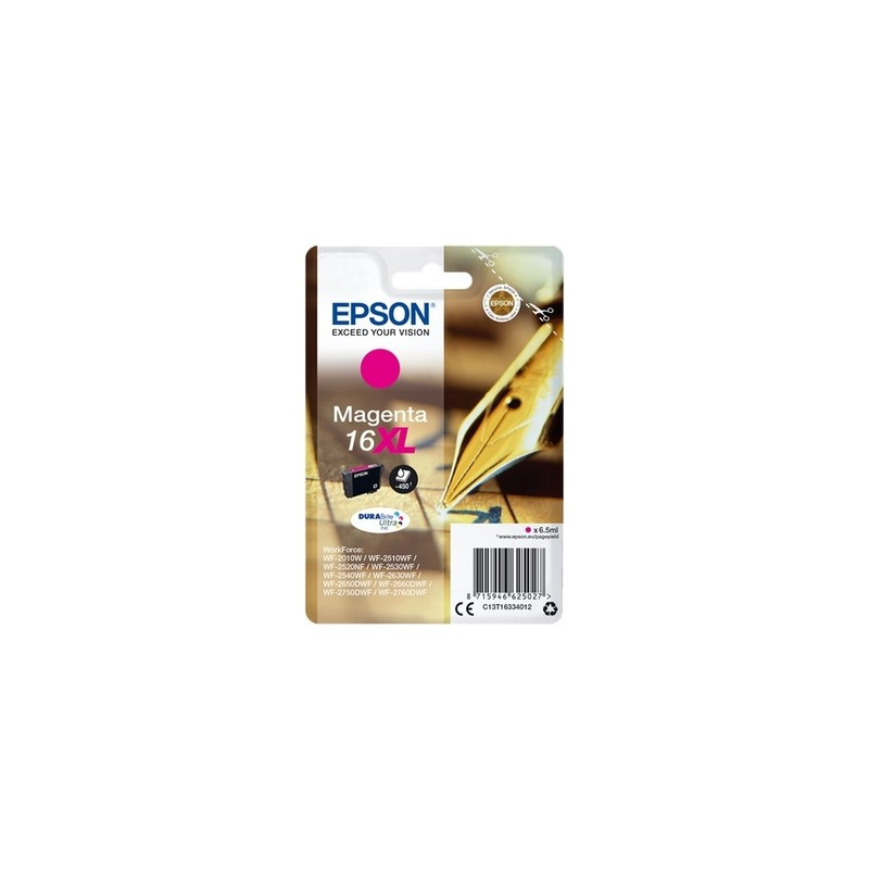 Epson E1633 Cartouche originale C13T16334012 - Magenta