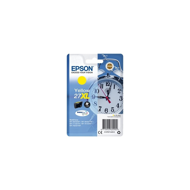 SWITCH Epson E2715 Pack x 4 compatible avec C13T27154012 - Noir Cyan  Magenta Jaune