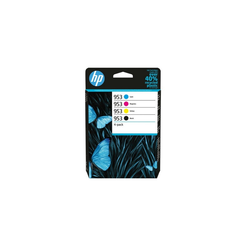 hp K953CL Pack x 4 original 6ZC69AE - Noir Cyan Magenta Jaune