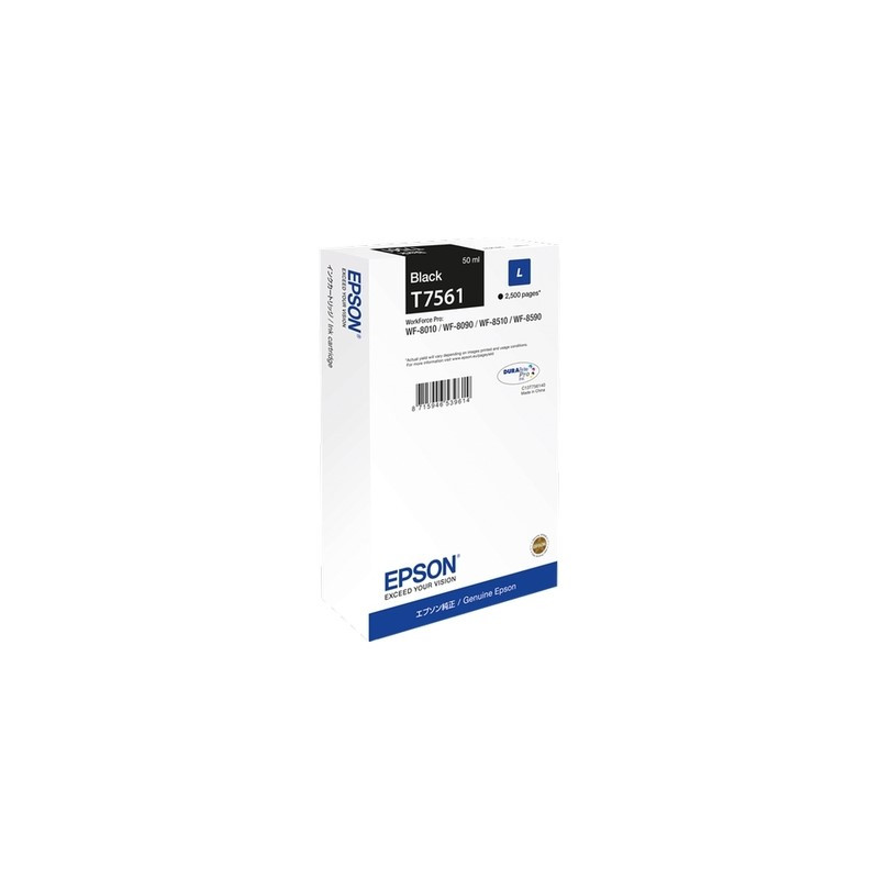 Epson E7561 Cartouche originale C13T756140 - Noir