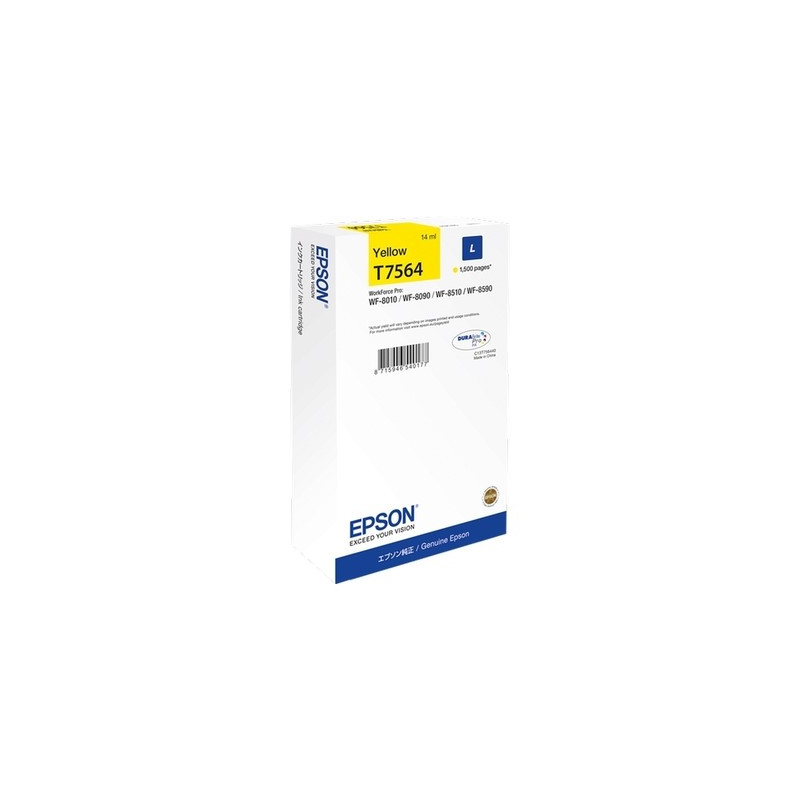 Epson E7564 Cartouche originale C13T756440 - Jaune