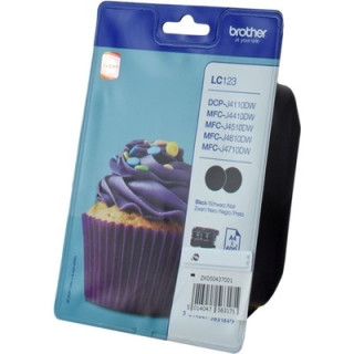 Brother KLC123B Pack x 2...