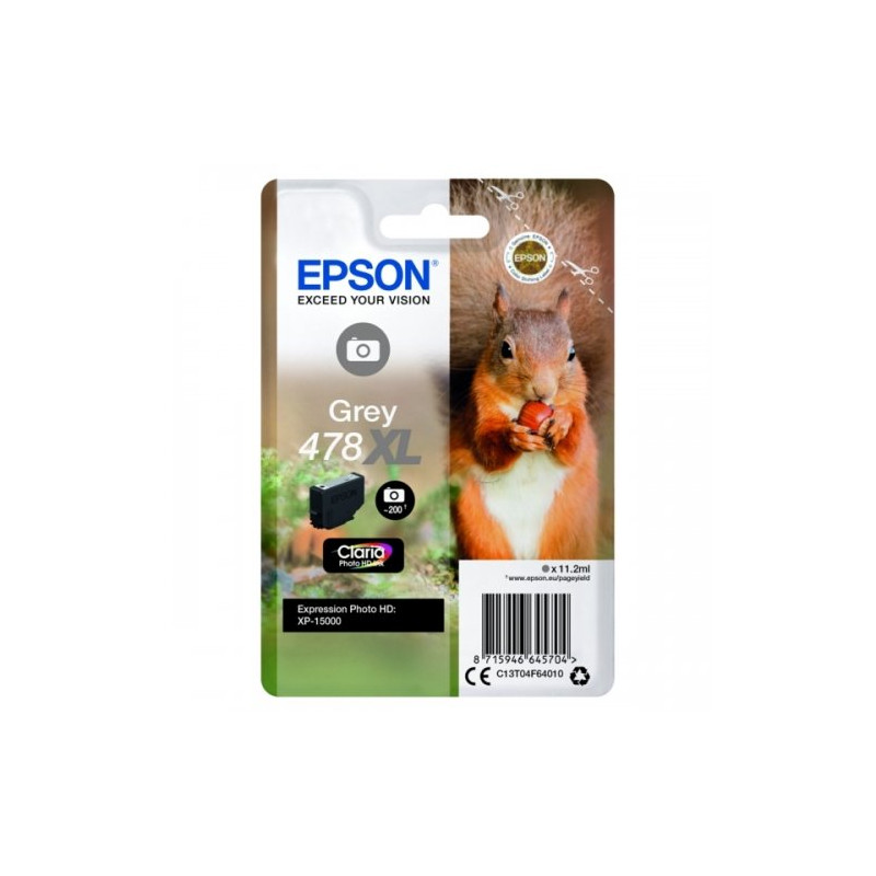 Epson E478XLgy Cartouche originale C13T04F64020 - Gris