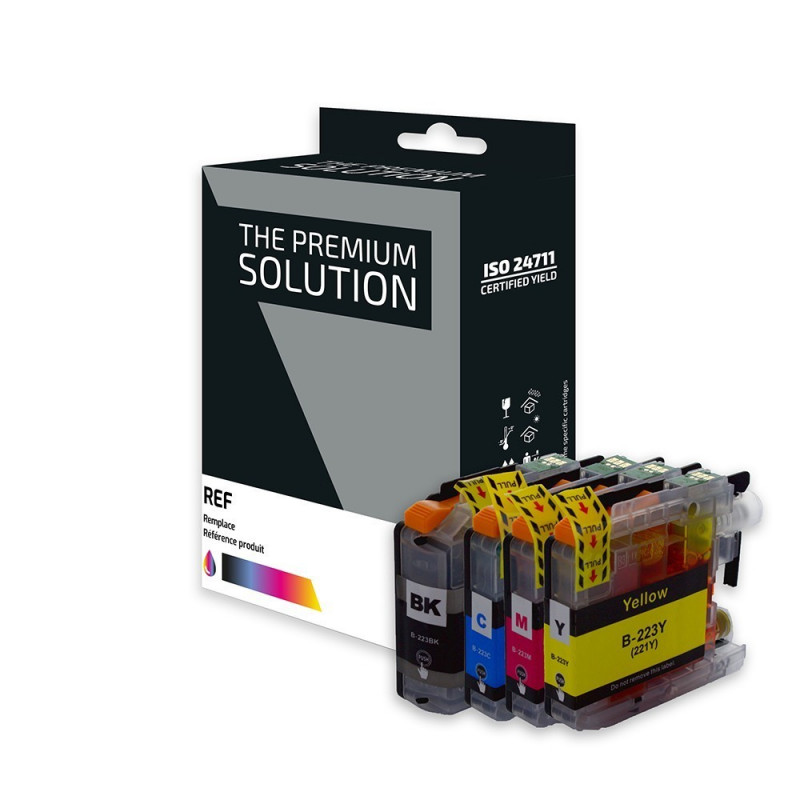 copy of Brother B223 Pack x 4 compatible avec LC223 - Noir Cyan Magenta Jaune