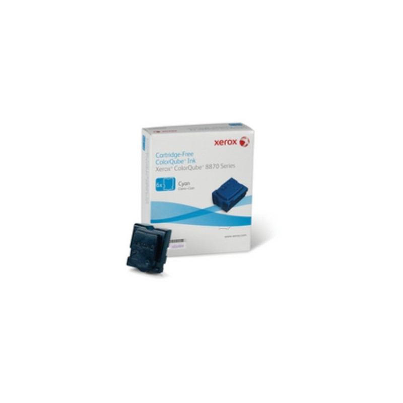 Xerox 8800 - Pack x 6 Encre Solide authentique 108R00954 - Cyan