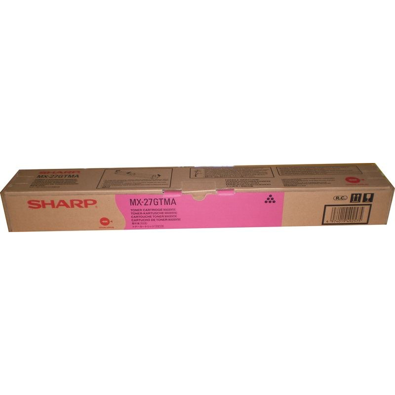 Sharp 27 - Toner authentique MX27GTMA - Magenta