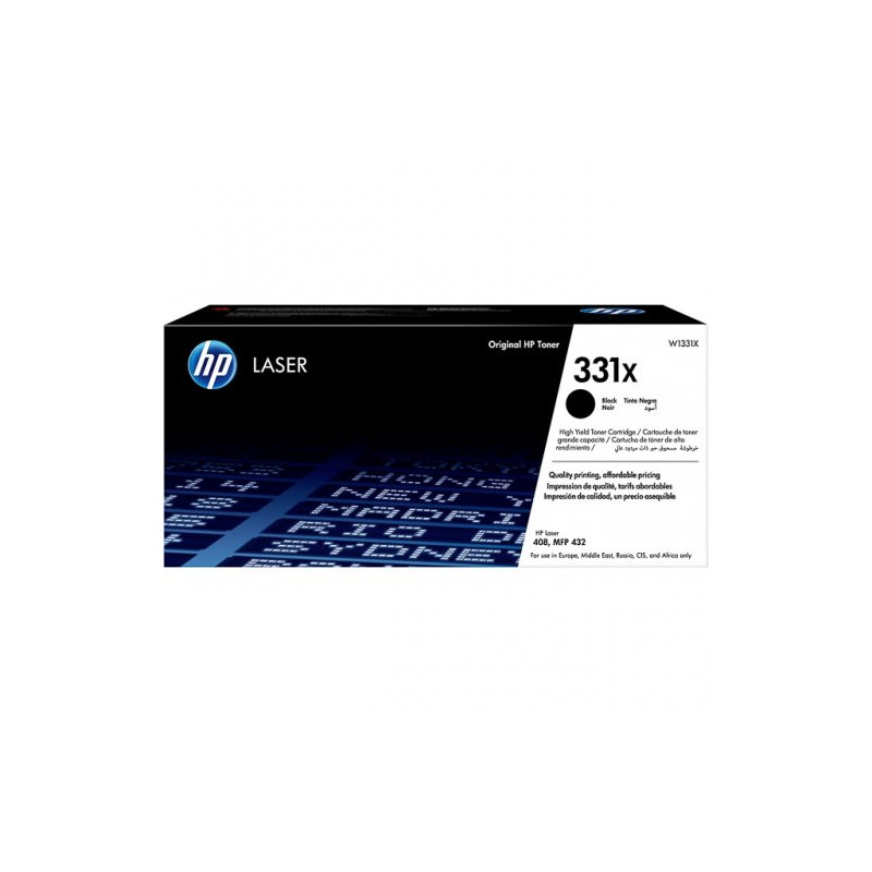 Hp 331X - Toner authentique W1331X - Black