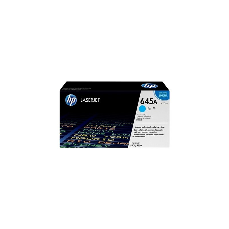 Hp 645A - Toner authentique C9731A - Cyan