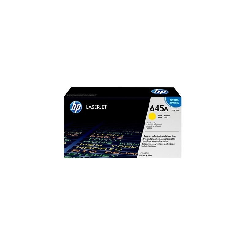 Hp 645A - Toner authentique C9732A - Yellow