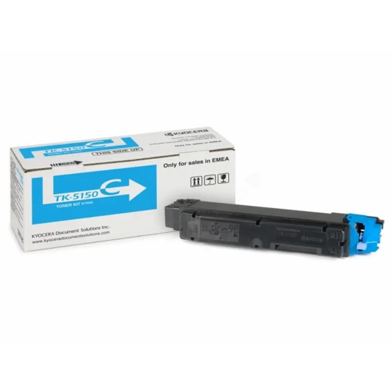 Kyocera Mita TK-5150 - Toner authentique 1T022NSCNL0, TK-5150 - Cyan