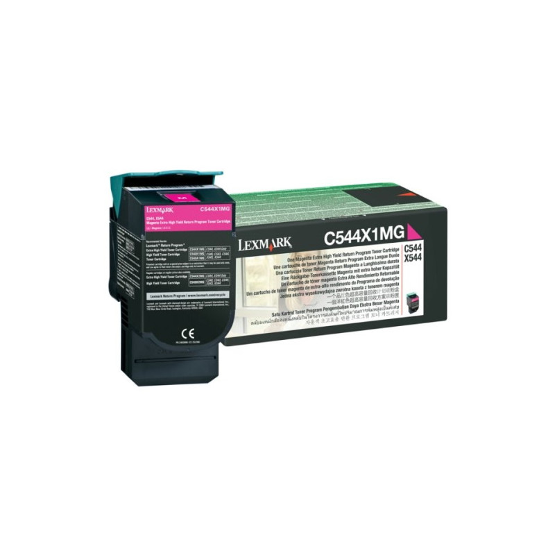 Lexmark 0C544X1MG - Toner authentique RETURN 0C544X1MG - Magenta