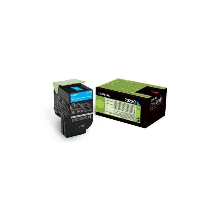 Lexmark 70C2XC0 - Toner authentique RETURN 70C2XC0 - Cyan