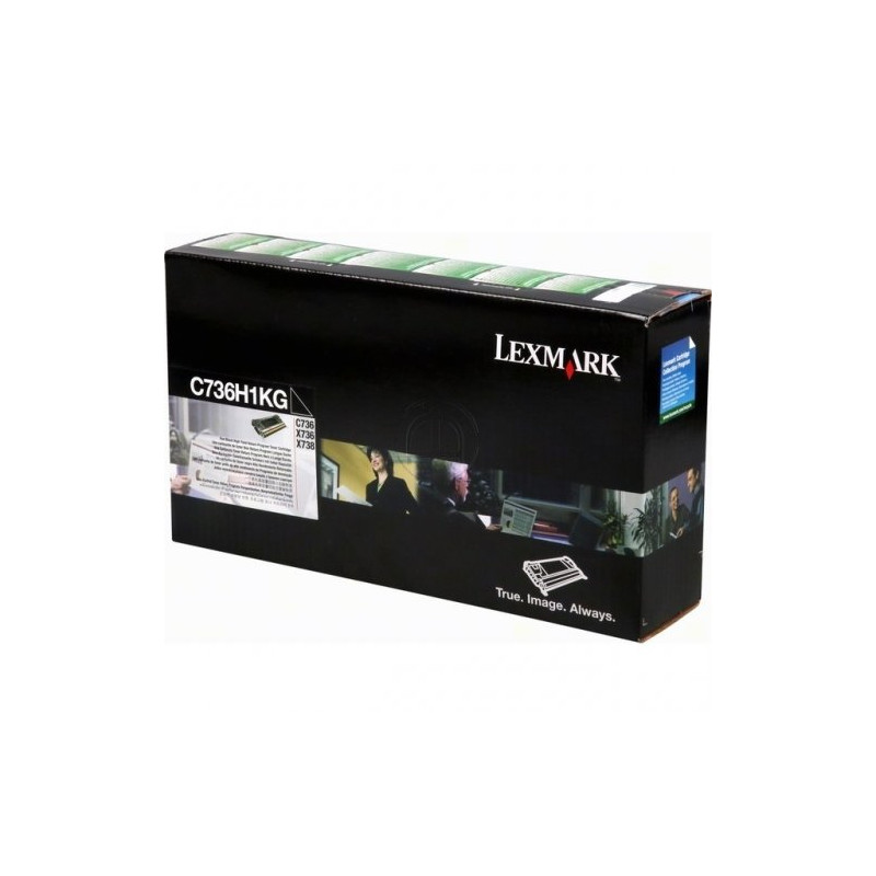 Lexmark 0C736H1KG - Toner authentique RETURN 0C736H1KG - Black