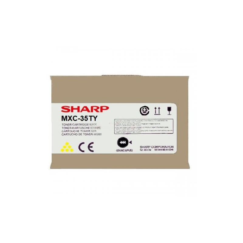 Sharp 35 - Toner authentique MXC35TY - Yellow