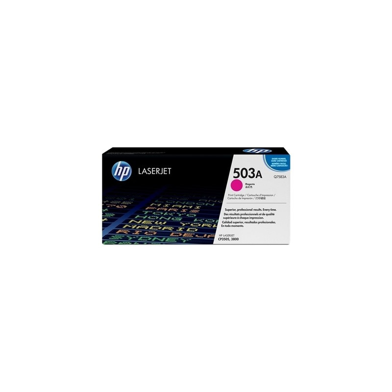 Hp 503A - Toner authentique Q7583A - Magenta