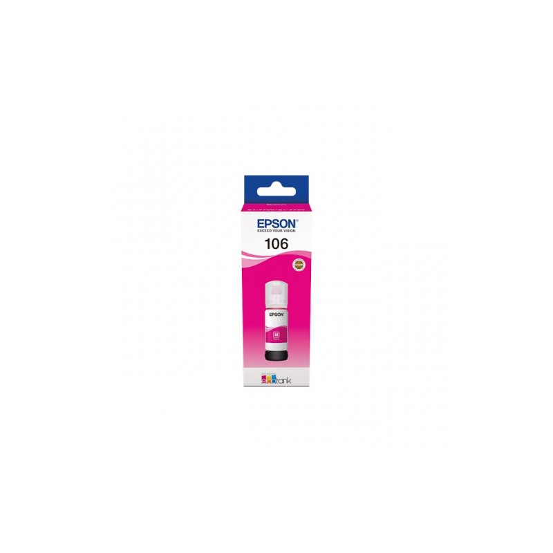 Epson 106 - Flacon d'encre authentique C13T00R340, T106 - Magenta