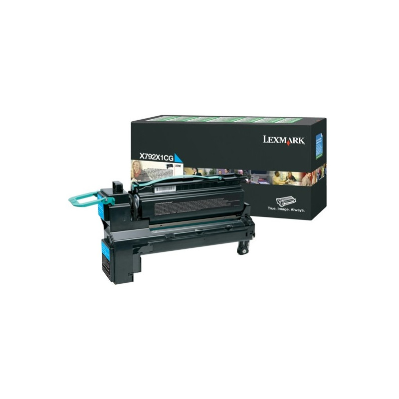 Lexmark X792 - Toner authentique RETURN X792X1CG - Cyan