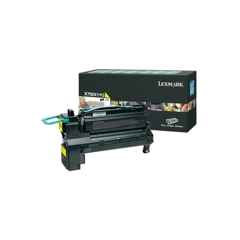 Lexmark X792 - Toner authentique RETURN X792X1YG - Yellow