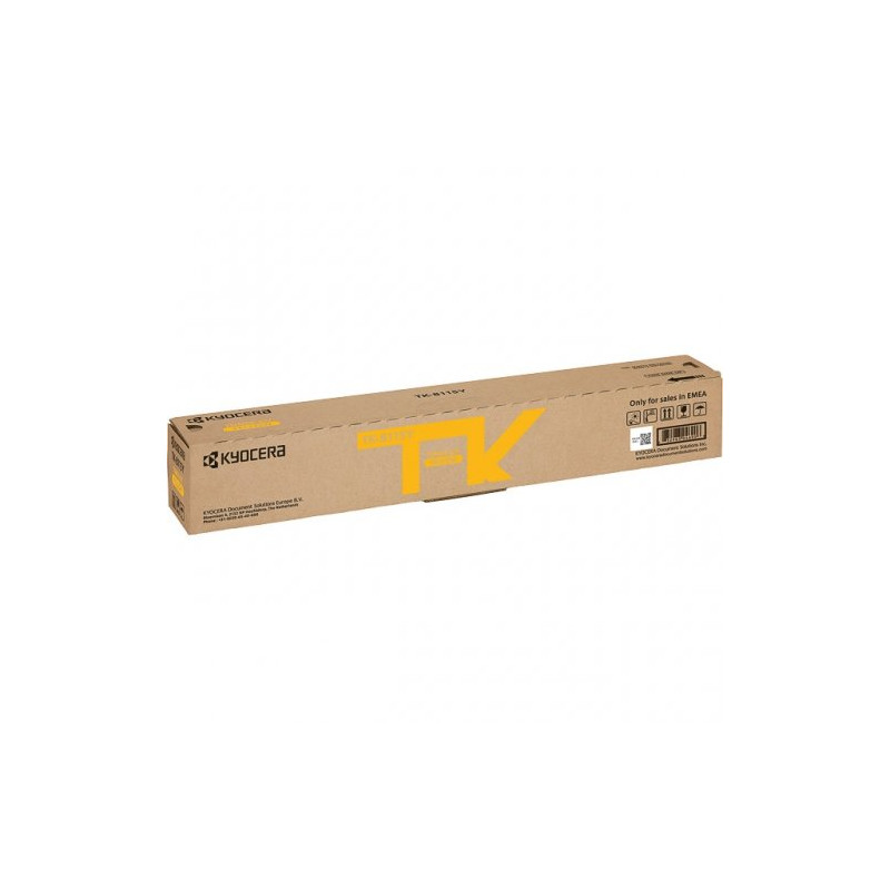 Kyocera Mita TK-8115 - Toner authentique 1T02P3ANL0, TK-8115 - Yellow