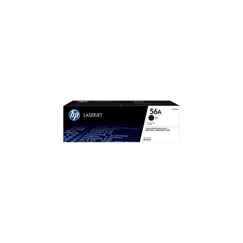 Hp 56A - Toner authentique CF256A, 56A - Black