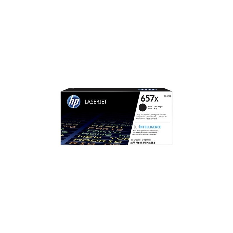 Hp 657X - Toner authentique CF470X, 657X - Black