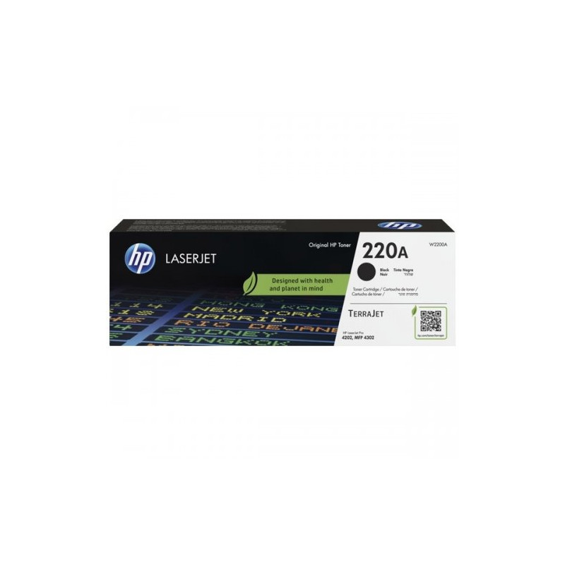 Hp 220A - Toner authentique W2200A, 220A - Black