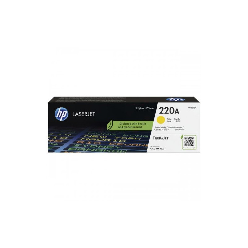 Hp 220A - Toner authentique W2202A, 220A - Yellow