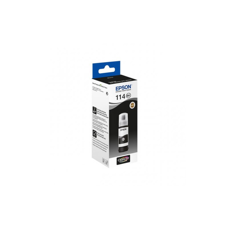 Epson 114 - Flacon d'encre authentique C13T07A140 - Black