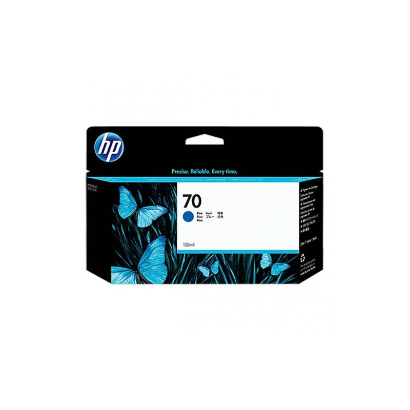 Hp 70 - cartouche d'encre authentique C9458A - Bleu