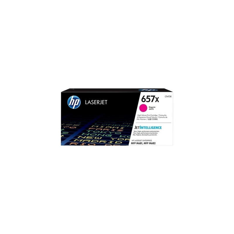 Hp 657X - Toner authentique CF473X, 657X - Magenta